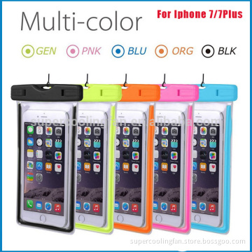 PVC waterproof mobile phone bag good with OEM logo and different cell phone size